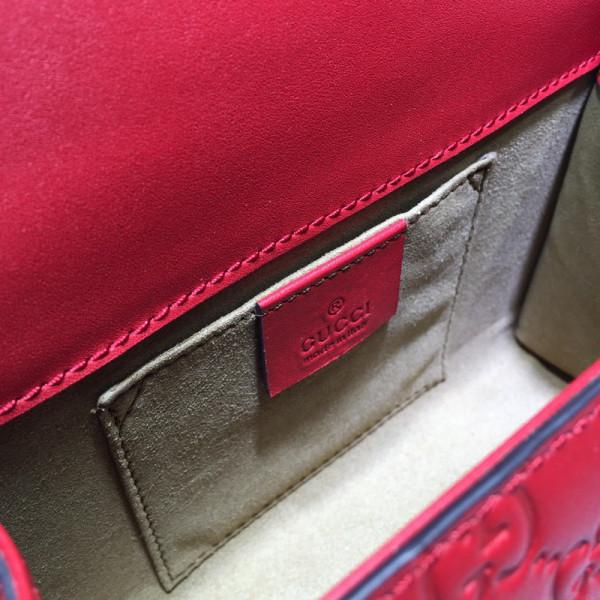 G*u*i padlock small G*u*i signature shoulder bag