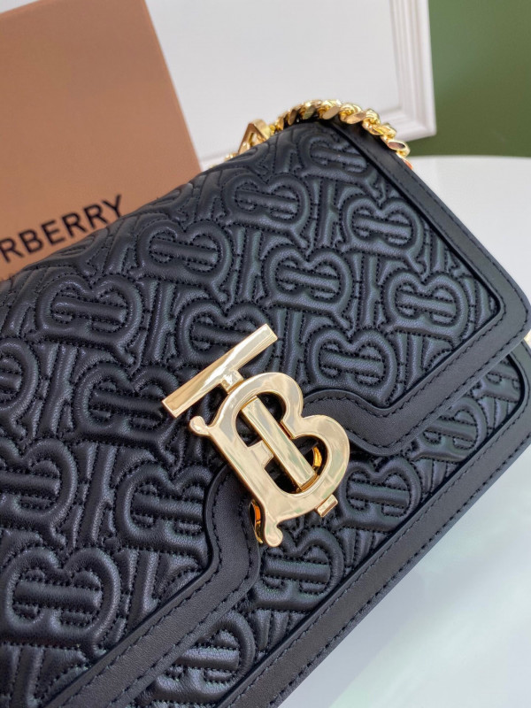 B**rry small quilted monogram lambskin tb bag