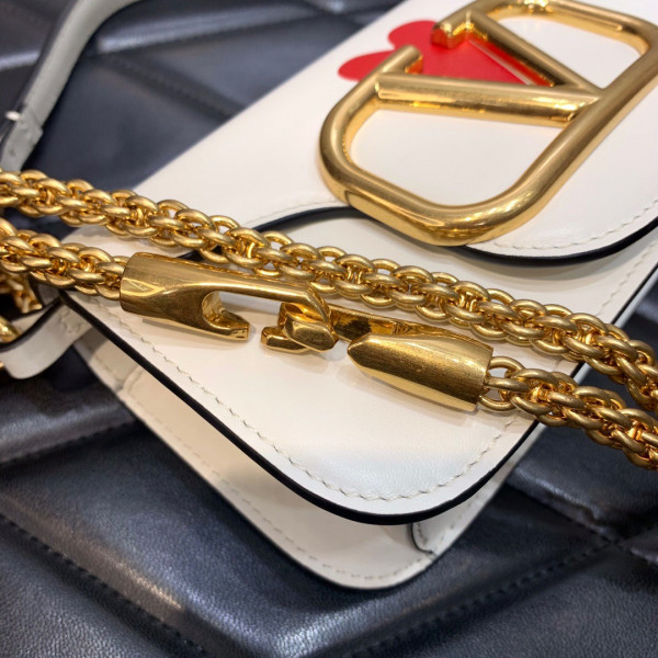 VALENTINO LOCÒ SMALL SHOULDER BAG IN CALFSKIN