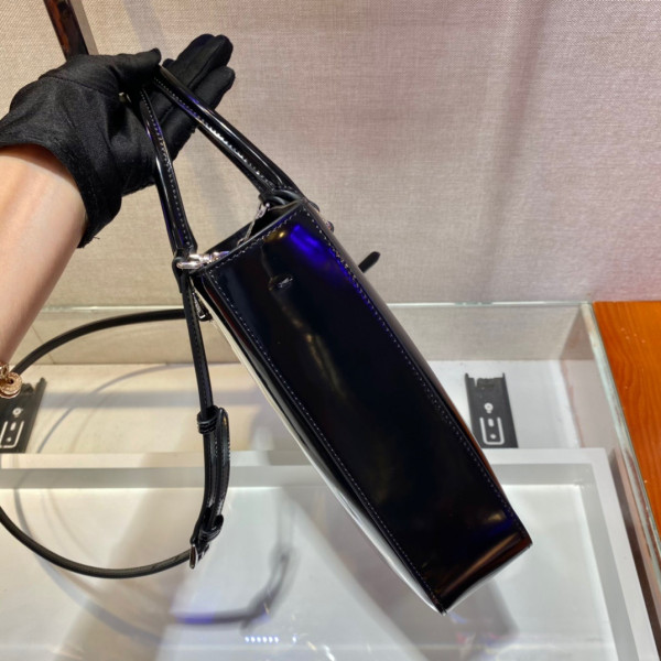 Pra*a large brushed leather tote