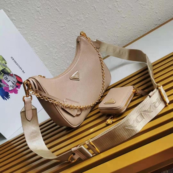 Pra*a re-edition 2005 saffiano leather bag