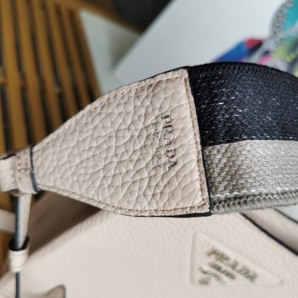 Pra*a leather mini shoulder bag