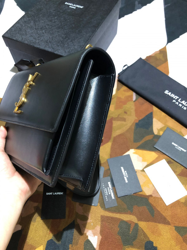 Y*L medium sunset satchel in smooth leather