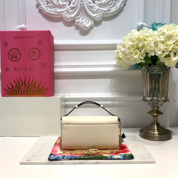 G*u*i zumi smooth leather mini shoulder bag