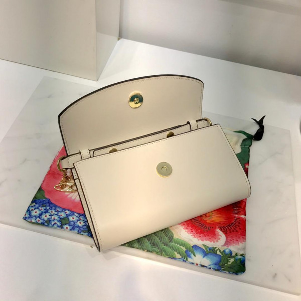 G*u*i zumi smooth leather mini shoulder bag