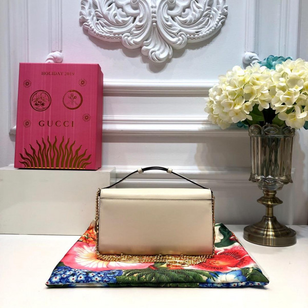 G*u*i zumi smooth leather small shoulder bag