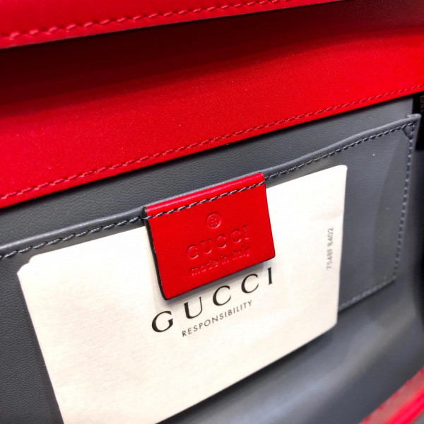 G*u*i zumi smooth leather small shoulder bag