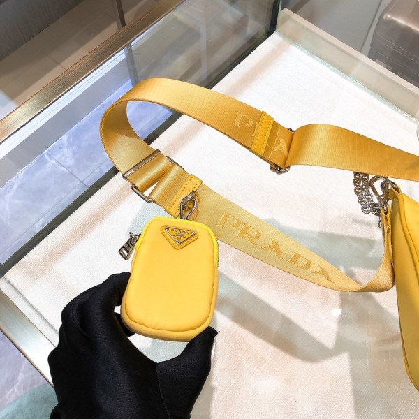 Pra*a nylon hobo bag