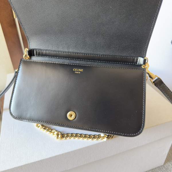 CELIN* CHAIN SHOULDER BAG TRIOMPHE