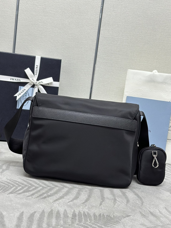 Pra*a re-nylon shoulder bag-27*20.5*12cm