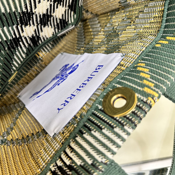 B**rry mini check knitted tote-25*11*22cm