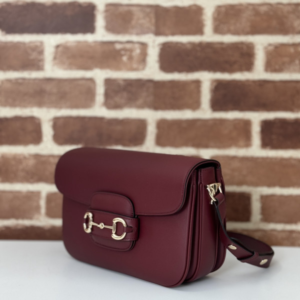 G*u*i horsebit 1955 soft small shoulder bag-25.9*17.5*9.9cm