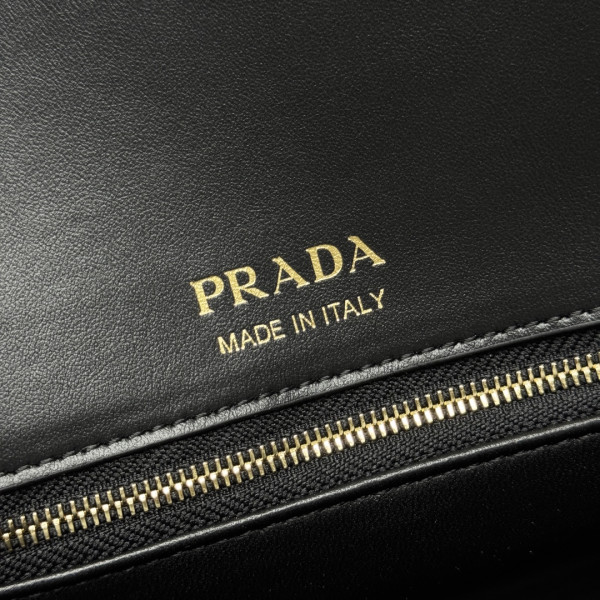 Pra*a medium carey leather bag-30*31*6.5cm