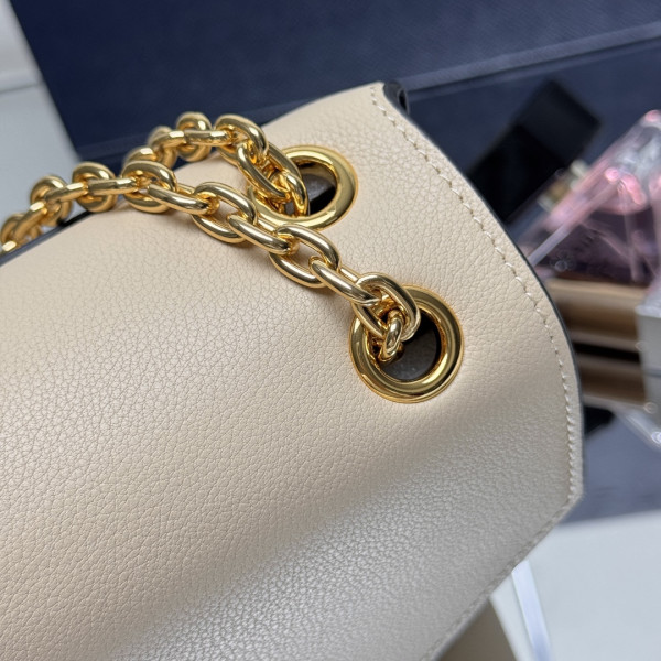 Pra*a doux medium leather shoulder bag-29*16*9.5cm