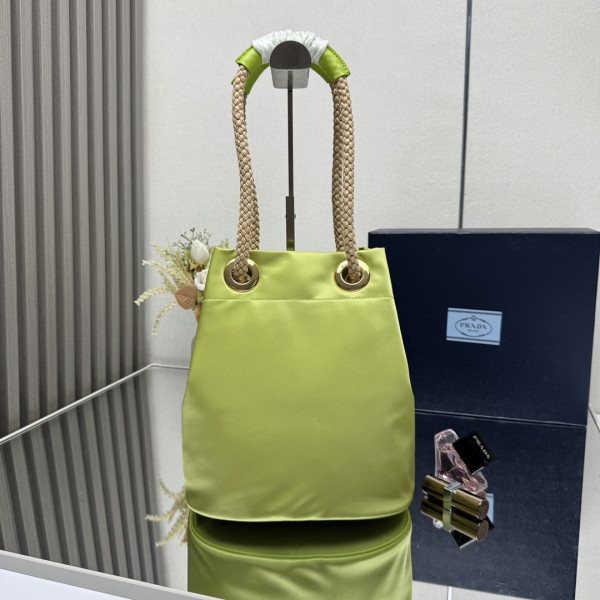 Pra*a mariner re-nylon small bucket bag